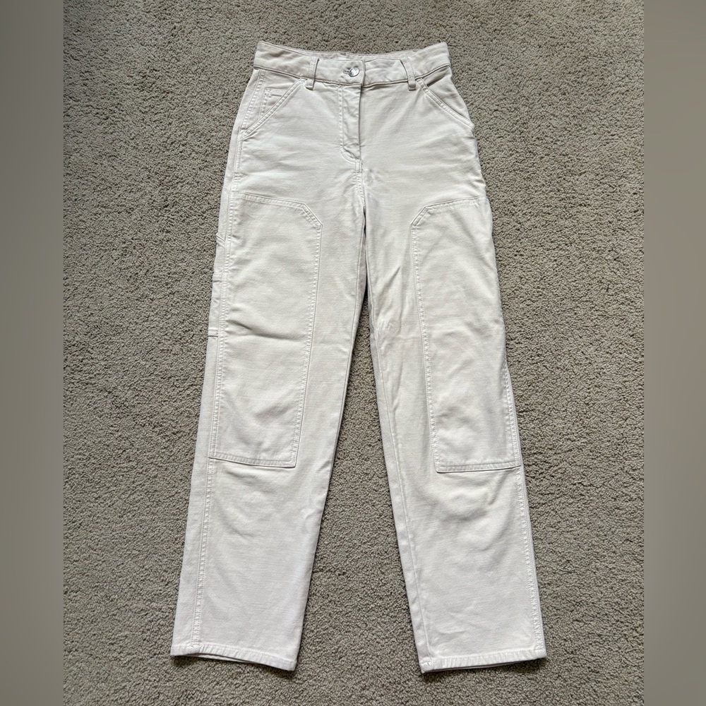Wilfred Free/Aritzia Cream Cargo Pants Size 00